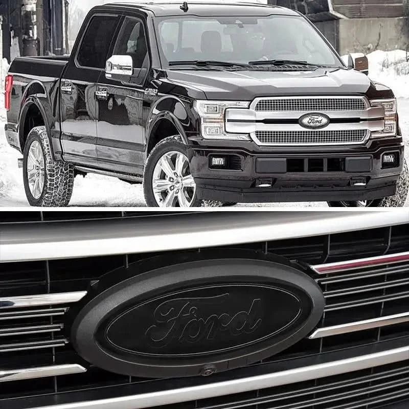 Front Grille & Rear Trunk Emblem for Ford – Replacement Badge for F-150, F-250, Edge, Escape, Transit & Fusion