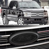 Front Grille & Rear Trunk Emblem for Ford – Replacement Badge for F-150, F-250, Edge, Escape, Transit & Fusion