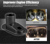 Audi S4 / S5 / A6 / Q7 / SQ5 3.0 TFSI & VW Golf MK5 GTI BYD Engine Walnut Blaster Carbon Cleaning Adapter (Billet Aluminum)