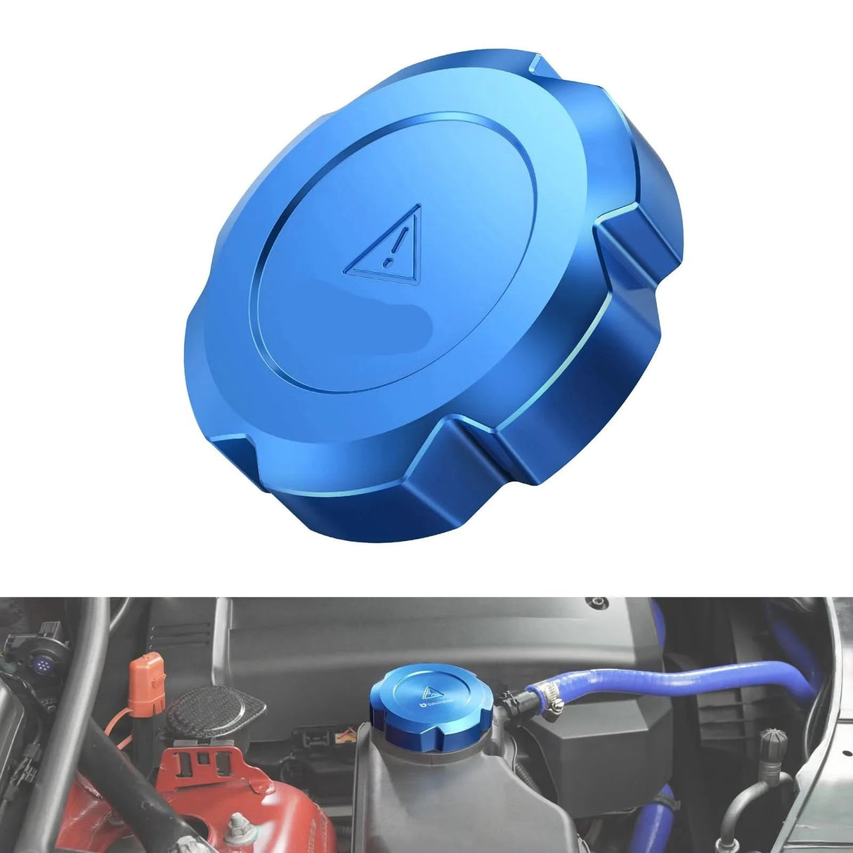 Billet Aluminum Coolant Reservoir Cap – BMW E-Series & F-Series Platforms