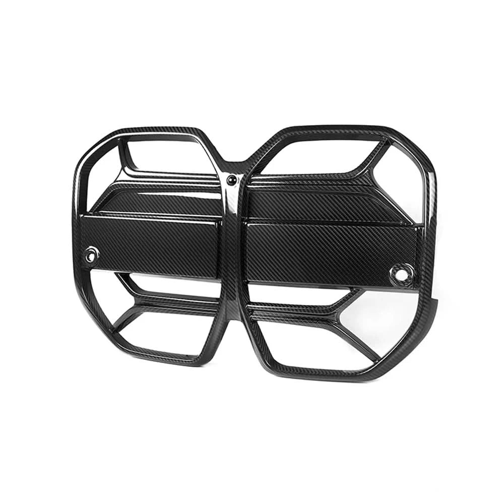 BMW i4 / 4 Series G26 Dry Carbon Fiber Front Grille – OEM-Style Replacement (2021+)