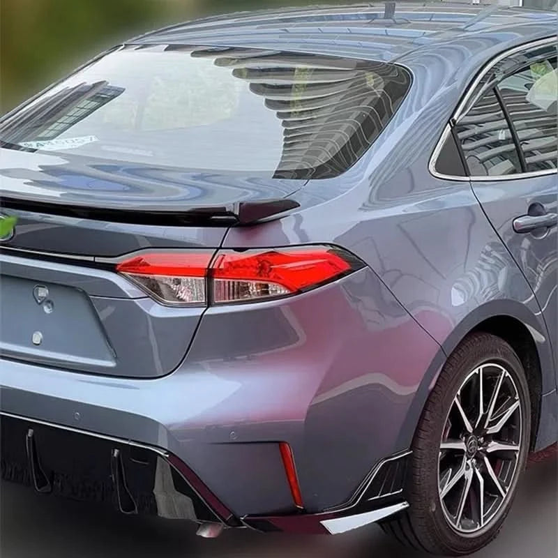 Toyota Corolla 2019–2025 Rear Bumper Side Diffusers | ABS Sport Exterior Upgrade