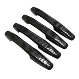 Carbon Fiber Style Exterior Door Handle Cover Trim for Honda Civic 2006–2011 & Pilot 2009–2015 – ABS Protective Molding Set