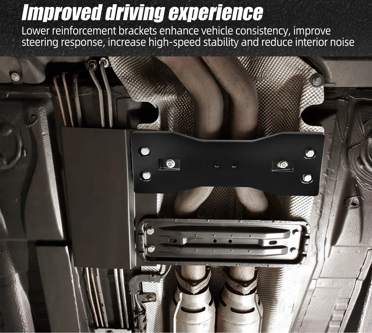 Billet Aluminum Lower Reinforcement Brace – BMW E46 / E90–E93 M3 / E84 X1 / E83 X3