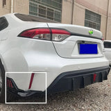 Toyota Corolla 2019–2025 Rear Bumper Side Diffusers | ABS Sport Exterior Upgrade