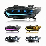 LED Headlight Assembly for Honda Accord (2018–2021) – Devil’s Eye DRL & Projector Lens Headlamps