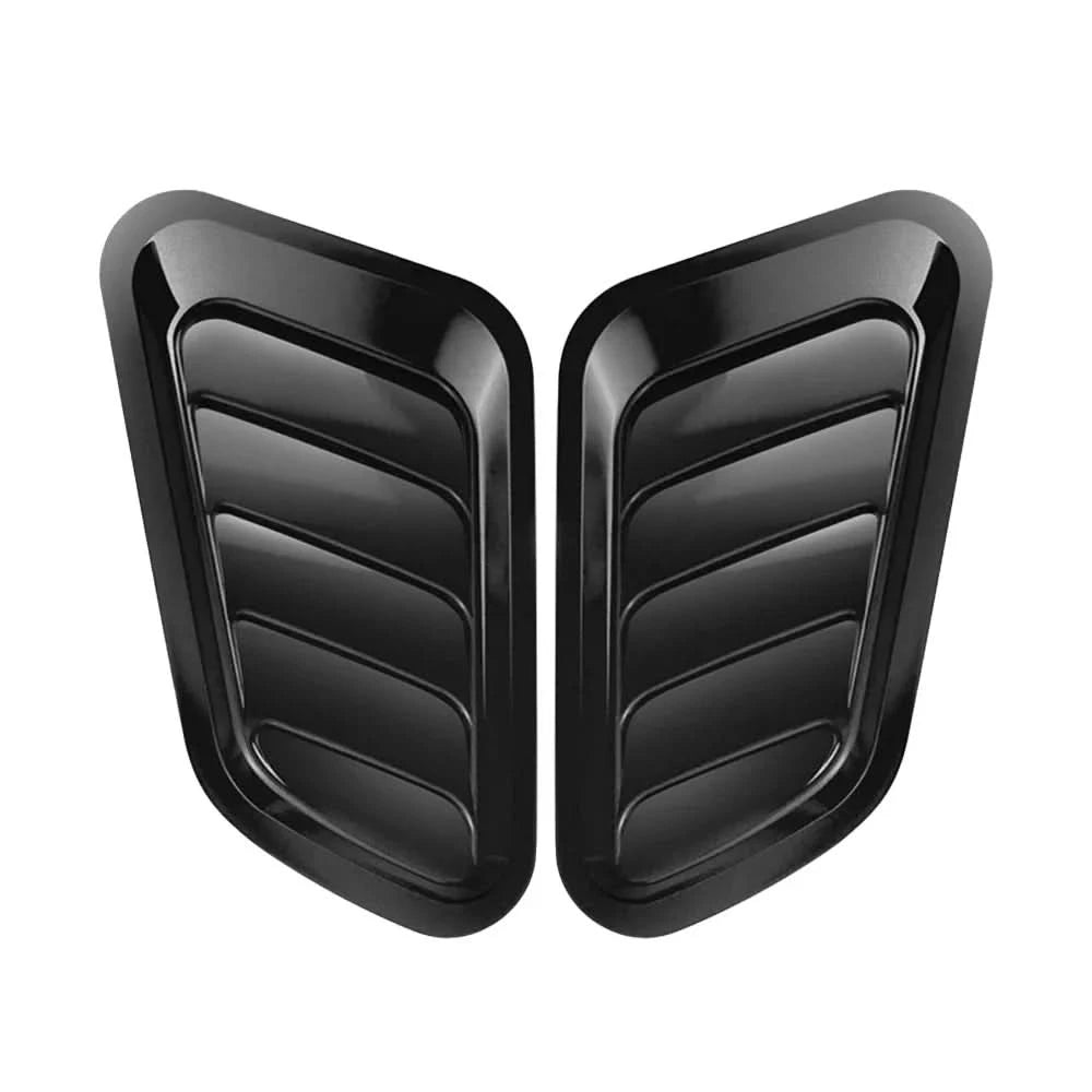 Universal Hood Vents – Carbon Fiber / Gloss Black Exterior Styling Upgrade