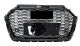 RS-Style Honeycomb Front Bumper Grille for Audi A3 / S3 8V 2017-2019 | Racing Mesh Hood Grill Upgrade