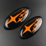 Acrylic Front Hood & Rear Trunk Emblem for Subaru – Logo Badge Sticker for Impreza, BRZ, WRX/STI, Legacy, Outback, Ascent & XV