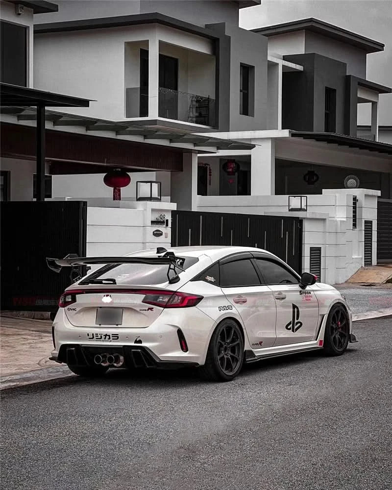 Dry Carbon Fiber GT Rear Wing Spoiler – Civic 11th Gen FL5 Type R