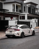 Dry Carbon Fiber GT Rear Wing Spoiler – Civic 11th Gen FL5 Type R