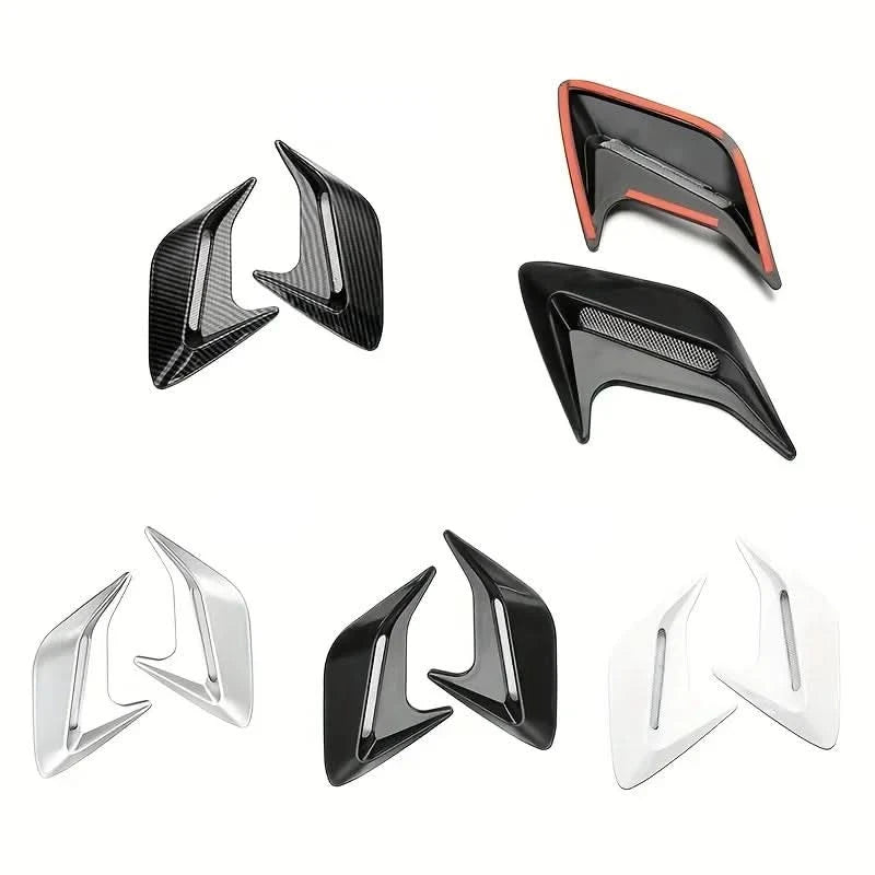 Universal Shark Gill Side Vent Trim (Pair) – Fender/Hood/Trunk Stick-On Accent