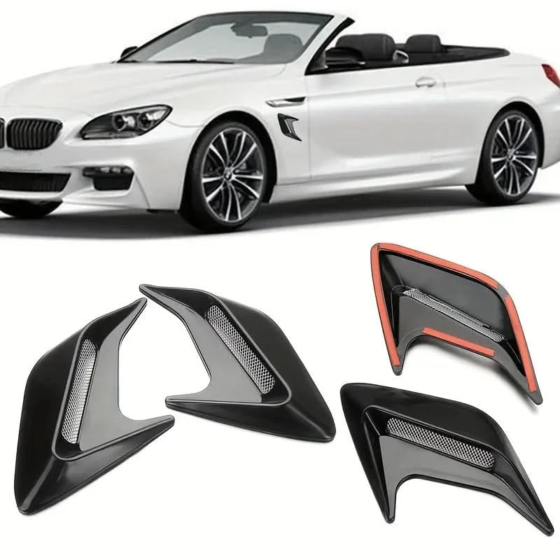 Universal Shark Gill Side Vent Trim (Pair) – Fender/Hood/Trunk Stick-On Accent