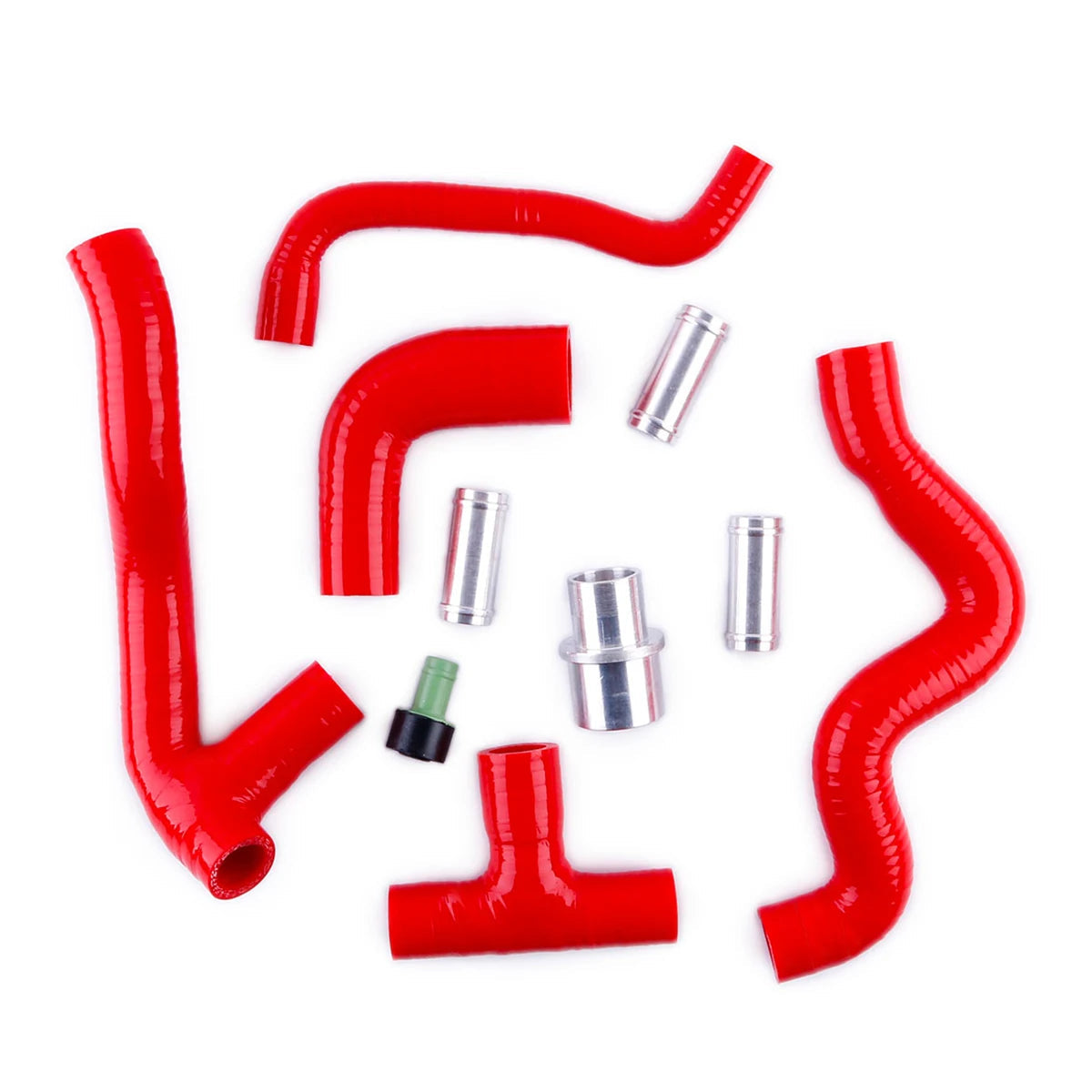 VW Golf MK4 / Jetta MK4 / Bora & Audi A3 8L 1.8T AUM / AUQ Silicone Crankcase Breather Hose Kit 1998 - 2006 (5-Piece Set)