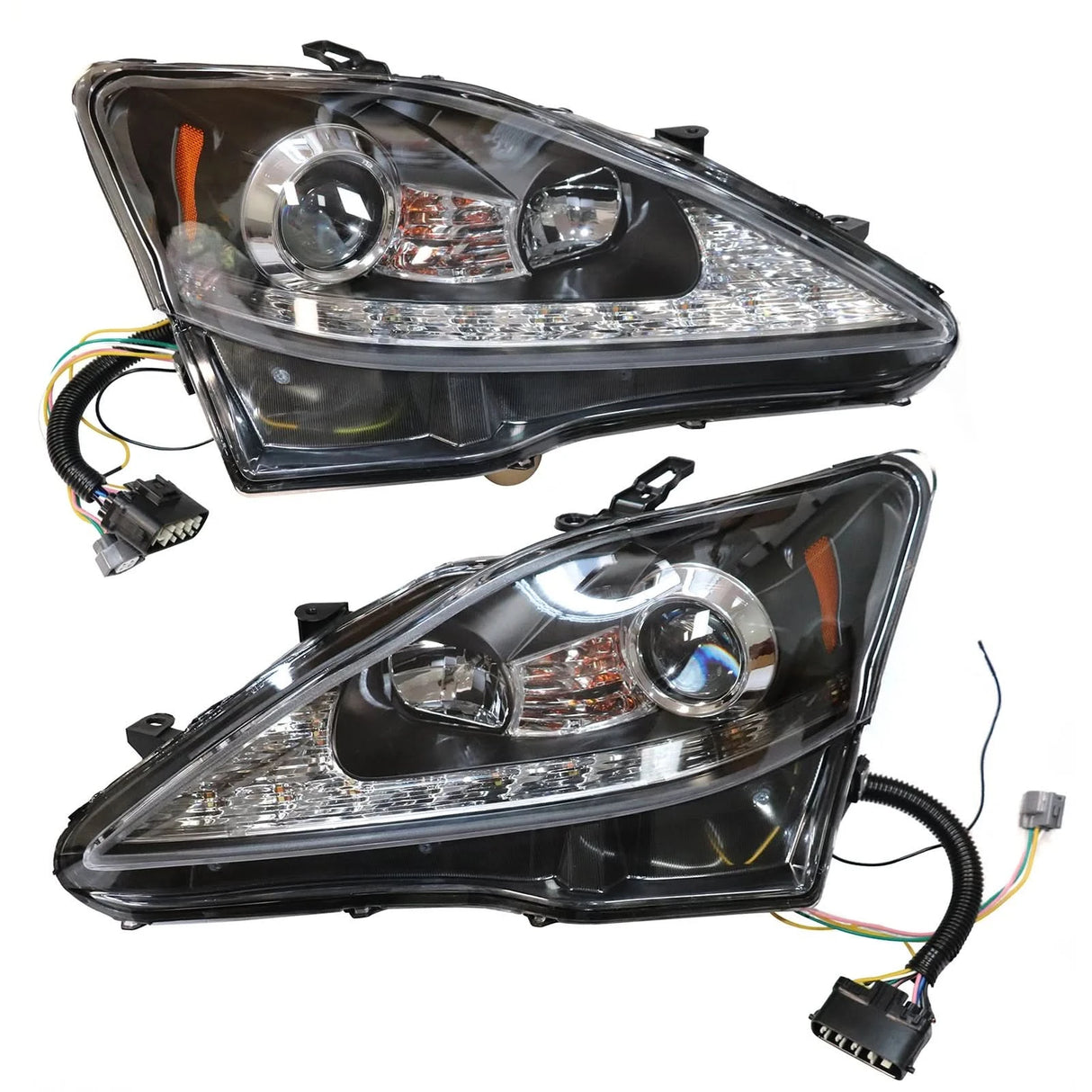 LED DRL Projector Headlights for Lexus IS250/IS350 (2006–2012) – Sequential Turn Signal Headlamp Set