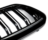 Gloss Black Double Slat Kidney Grille for BMW 5 Series G30 G31 520i 530i 540i M5 (2017–2020) – Front Racing Grilles Upgrade