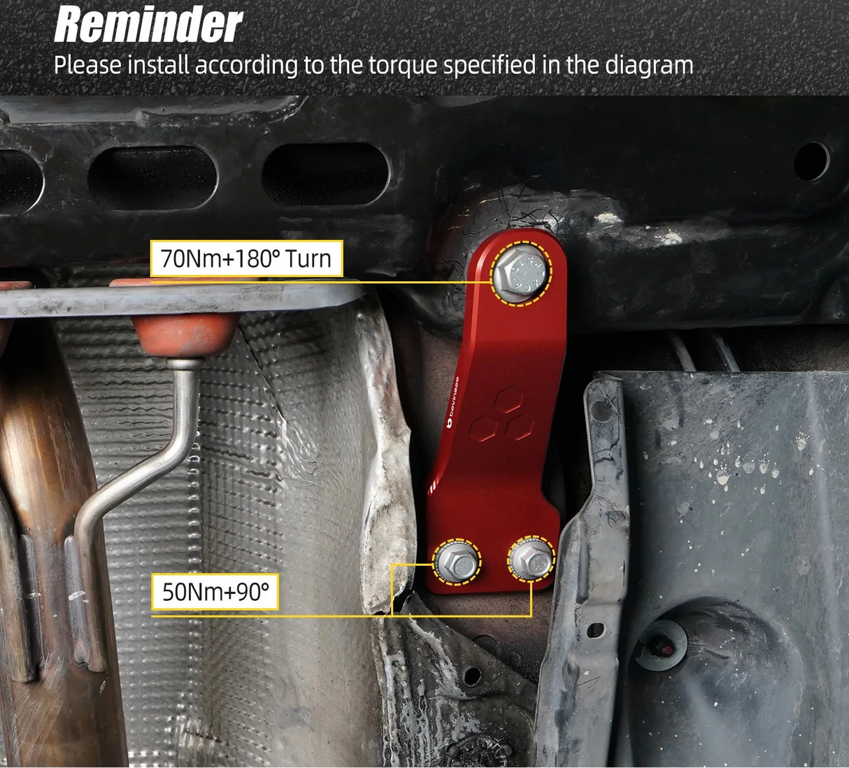 MQB Front Subframe Support Bracket Upgrade – Golf MK7 / MK8, Audi A3 / S3 / RS3, Q2 / Q3