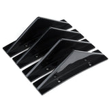 Universal Rear Bumper Diffuser Fins (4PCS) – Splitter Lip Spoiler Protector Caps for Chrysler 300 & More