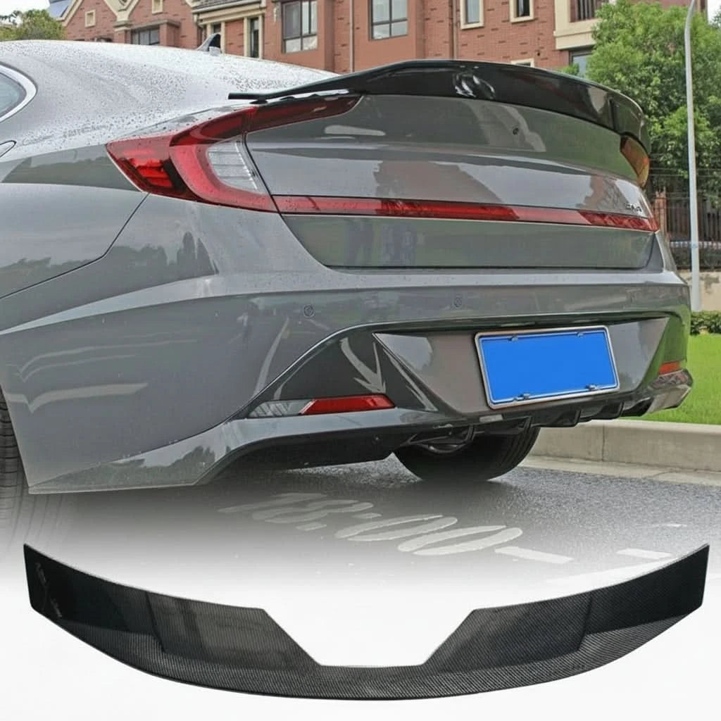 Rear Trunk Spoiler Wing for Hyundai Sonata (2020–2023) – ABS Airfoil Exterior Upgrade