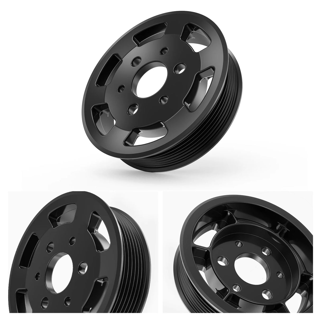 Billet Aluminum Power Steering Pulley Upgrade for BMW N55 (E82 / E88 / E90 / E91 / E92 / E93 / X1 E84)