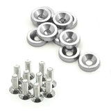 M6x20 Aluminum Bolt & Fender Washer Kit – Universal Engine Bay Fastener Set (10-Piece)