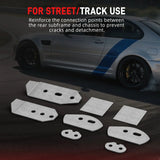 Rear Subframe Reinforcement Plate Kit for BMW E46 (1999-2006) Steel Chassis Reinforcement – Street & Track Use