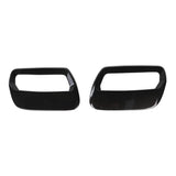 Hood Engine Vent Cover Trim – Fits Ford Mustang 2018–2023 | Carbon Fiber Style or Red Air Outlet Decoration Set (2PCS)