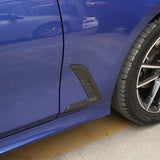 Side Fender Air Vent Trim Covers for BMW 3 Series G20 G28 (2021–2023) – Gloss Black / Carbon Look
