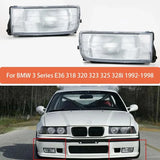 BMW E36 Front Bumper Fog Lights – Complete Fog Lamp Assembly w/ Bulbs (1992–1999, Pair)