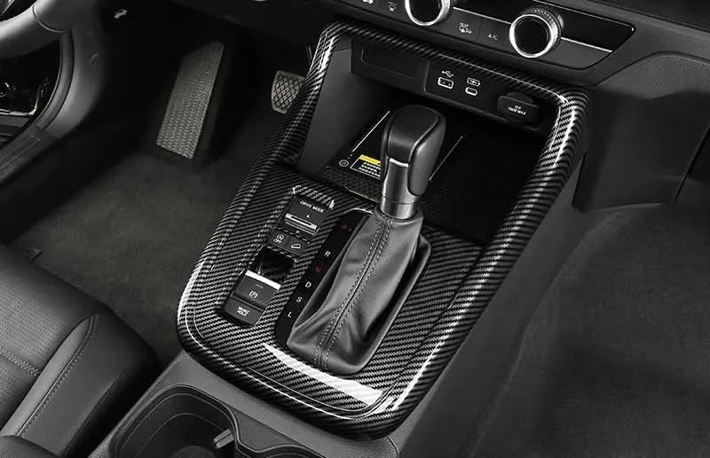 Honda CR-V 6th Gen Gear Shift Panel Trim – Carbon-Style ABS Interior Cover (2023–2025)