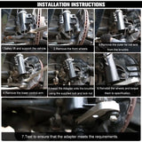 Steering Angle Adapter Kit for BMW E46 – Increases Angle 25–30% (Drift / Track Use)