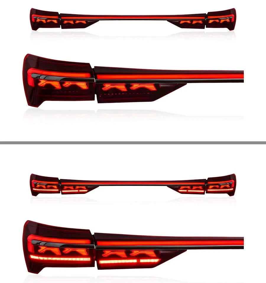 Audi A6 C8 LED Tail Lights – A8-Style Full Rear Light Assembly (2019–2024)