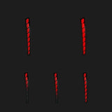 LED Rear Bumper Reflector Lights with Sequential Turn Signal for Toyota Corolla Altis L/LE/XLE 2020-2021
