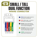Dual Function Toyota OEM Style "AMBER & WHITE" Switch Small Style