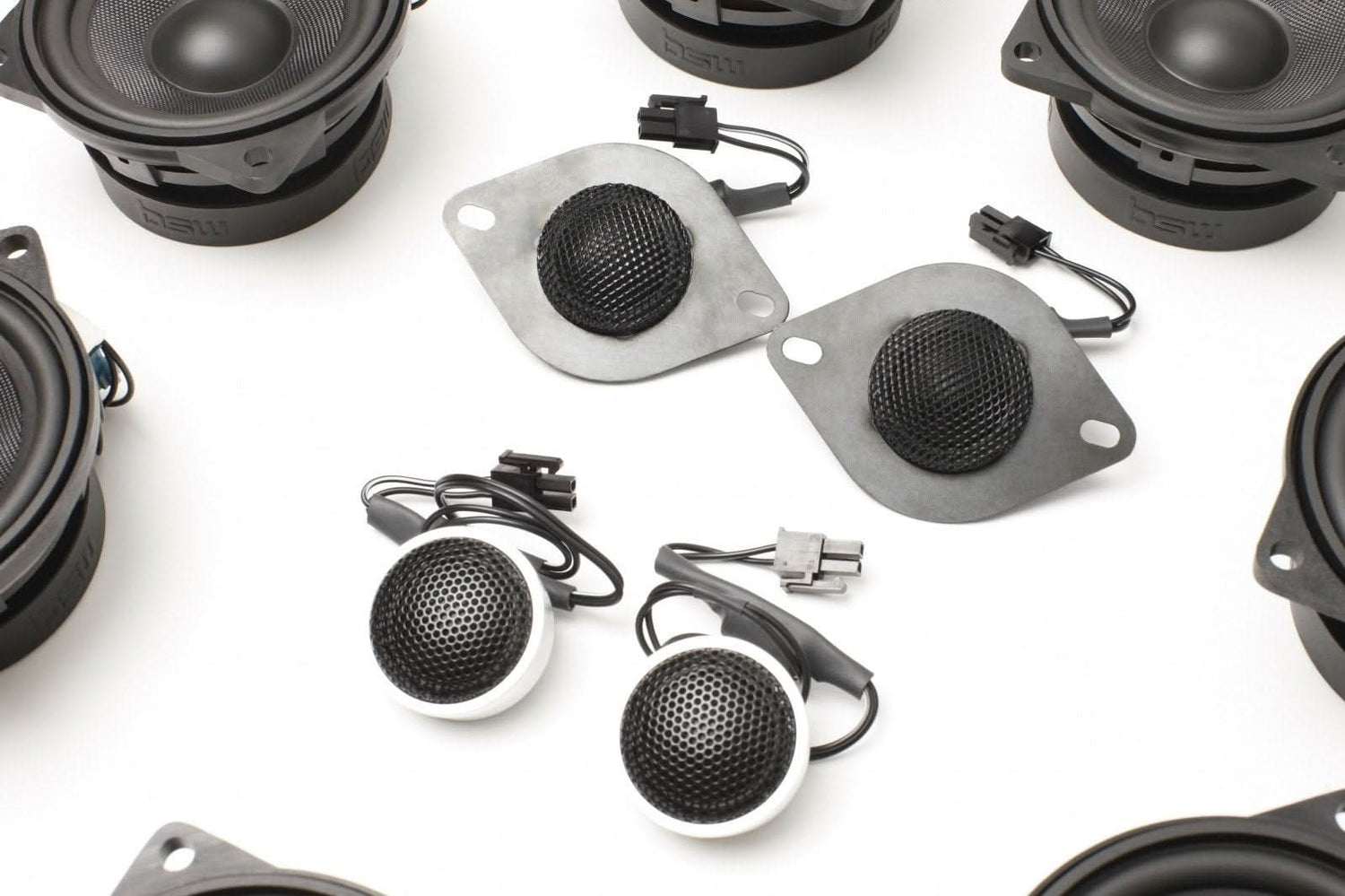 BACKORDERED - SHIPS SECOND HALF OF JULY - RECOMMEND YOU ORDER NOW, LIMITED FUTURE INVENTORY - Stage One BMW Speaker Upgrade for E60/E61 Sedan/Wagon with DIRAC / EPS