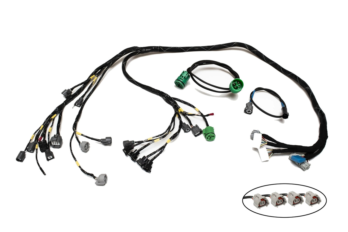 H-Series H2B OBD1 Tucked Engine Harness Kit w/ Subharness | 92-95 Civic EG EJ