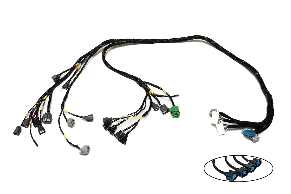 D & B-Series OBD1 Tucked Engine Harness Kit w/ Subharness | 96-98 Civic EK