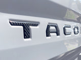 Tailgate Letter Inserts Fits 2016-2023 Toyota Tacoma
