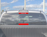 Rear Power Sliding Window Accent Overlays Fits 2016-2023 Toyota Tacoma