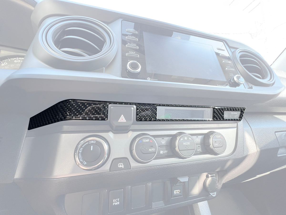 Digital Climate Display Accent Trim Fits 2016-2023 Toyota Tacoma