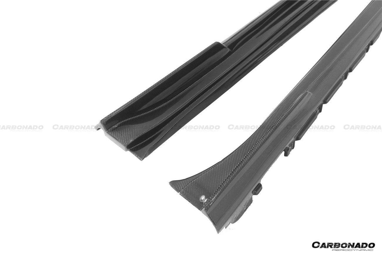 2020-2024 Porsche Taycan CADO Style Side Skirts | Fits 4, 4S, GTS, Turbo, Turbo S, ST, CT