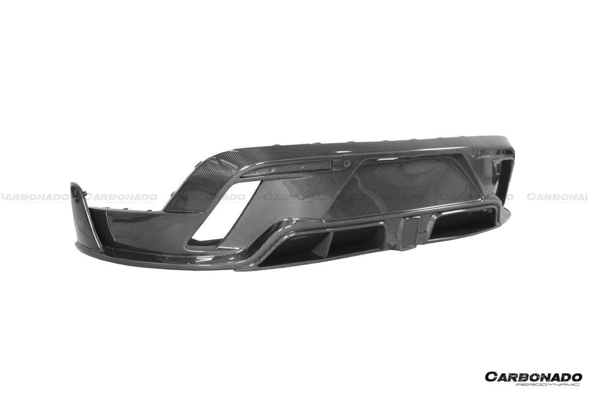 2020-2024 Porsche Taycan CADO Style Carbon Fiber Rear Diffuser  | Fits 4, 4S, GTS, Turbo, Turbo S, ST, CT