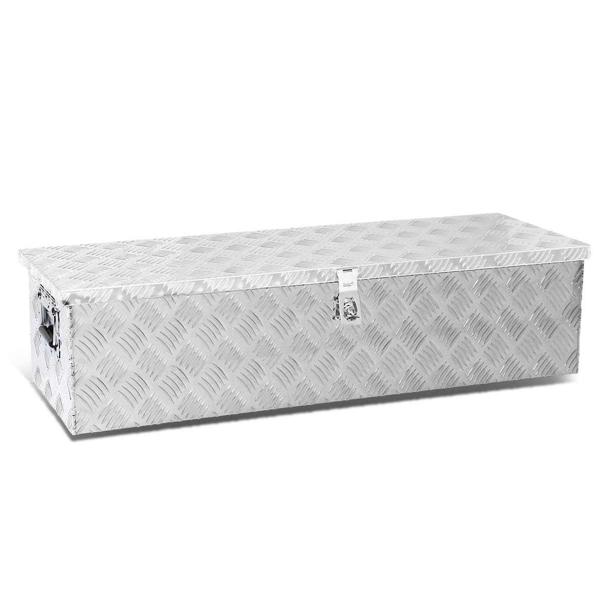 Universal Truck Trailer Tool Box with Lock Aluminum 50x13x10