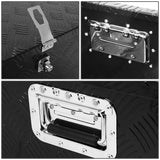 Universal Truck Trailer Tool Box w/ Lock & Key 50" x 13" x 10" Aluminum