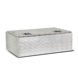 Universal Truck Trailer Tool Box w/ Lock & Key Aluminum 42x18x17