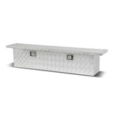60" Aluminum Crossover Truck Tool Box with Lock & Key