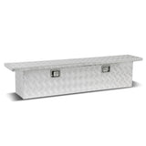 Universal Truck Crossover Tool Box with Lock Aluminum 63x12x14
