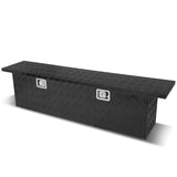 63" Crossover Truck Tool Box with Lock - Aluminum Black
