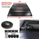 Spec-D Tonneau Cover Chevy Silverado (2007-2014) Tri-Fold Soft Cover