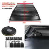 Spec-D Tonneau Cover Chevy Silverado (2014-2018) Tri-Fold Soft Cover